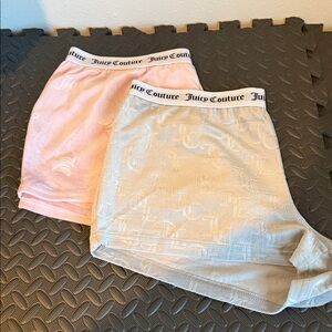 Juicy Couture Pink and Gray  Logo Skirts